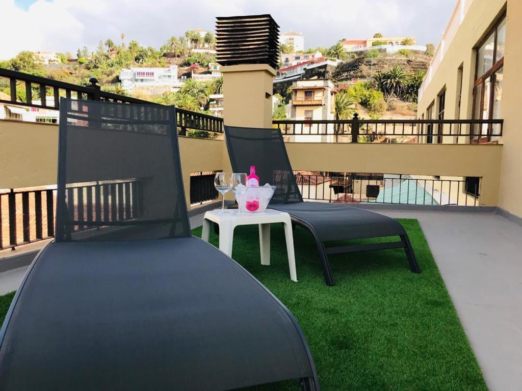 Estudio Con Amplia Terraza En Puerto De La Cruz Екстериор снимка