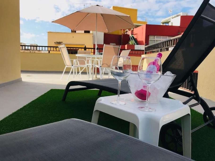 Estudio Con Amplia Terraza En Puerto De La Cruz Екстериор снимка